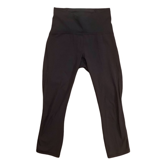 Lululemon slate gray leggings with waistband drawcord & hidden pocket, 4 - Picture 2 of 7